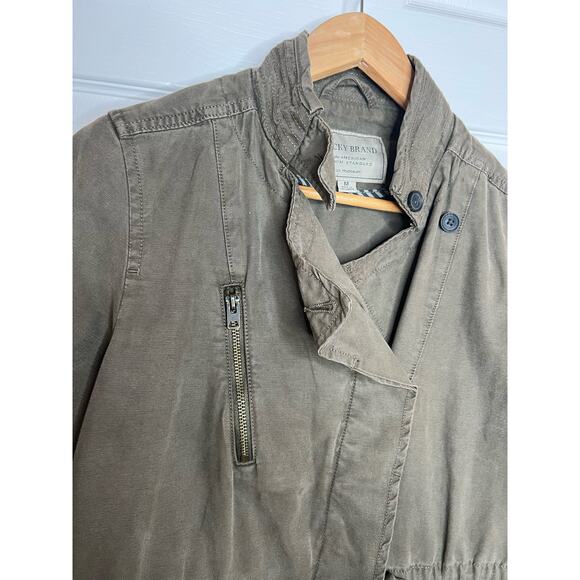 Lucky Brand Women's Army Green Olive Utility Jacket Field Size Medium - Picture 5 of 11